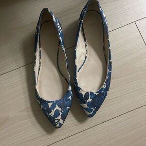 Floral Blue Women's Shoes